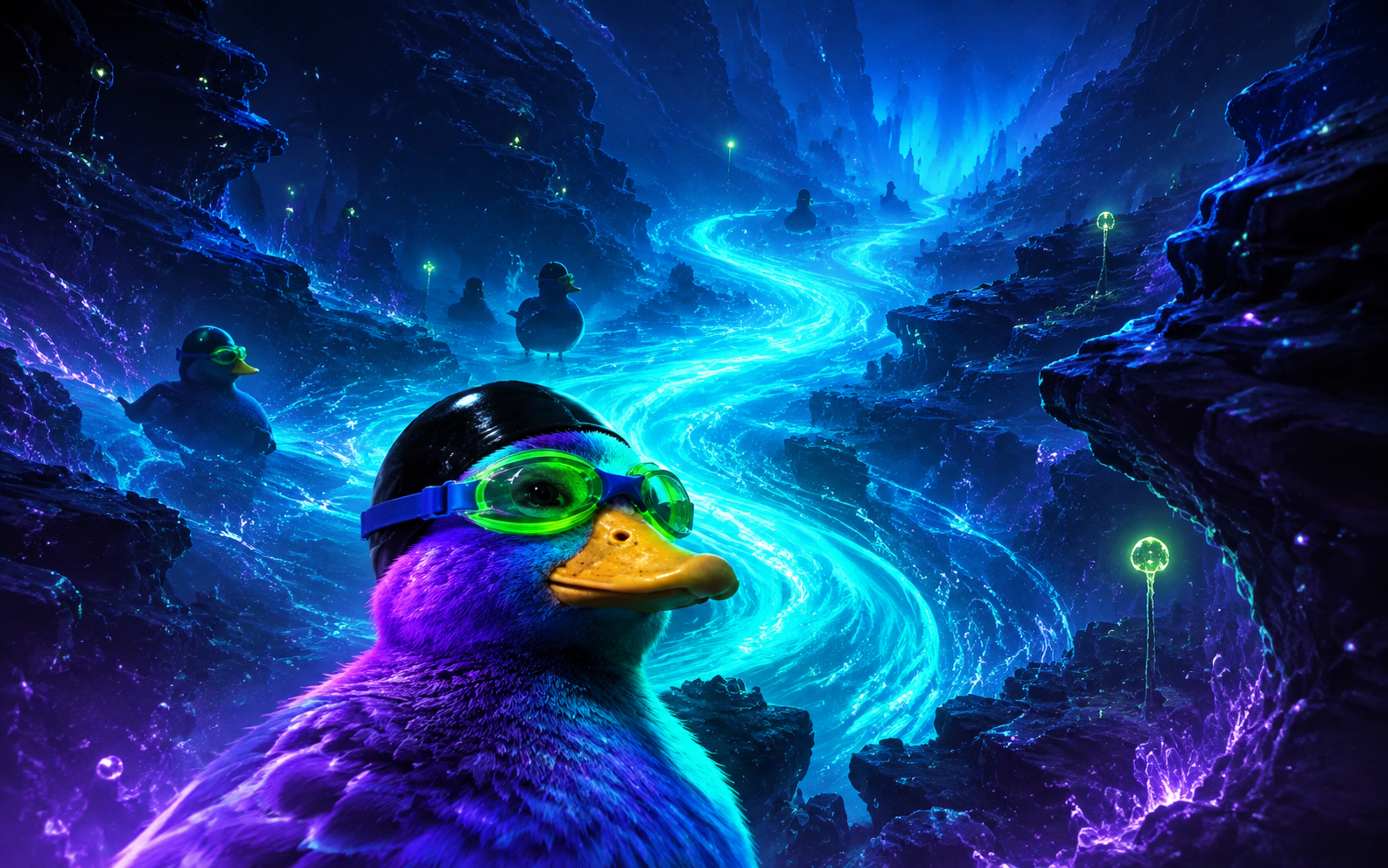 Nas Sol finding a luminous current in a deep digital ocean